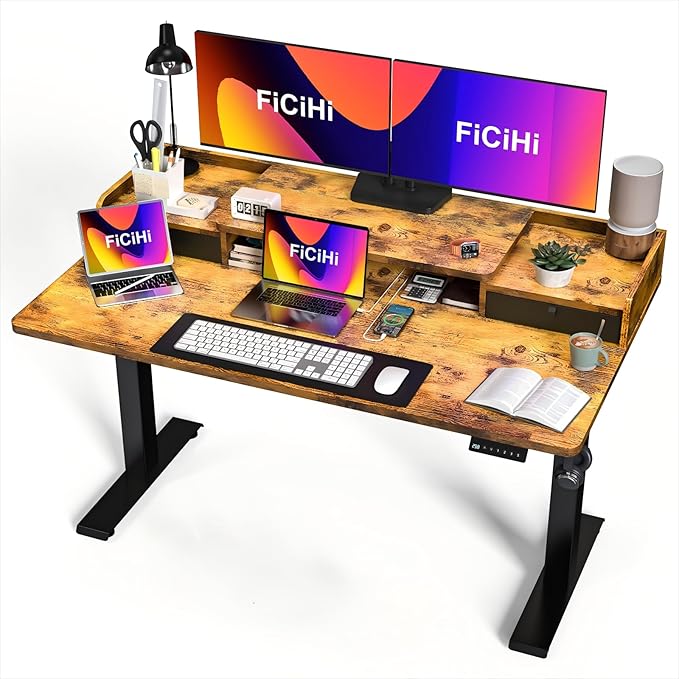 48x30 Inch Electric Standing Desk by FiCiHi