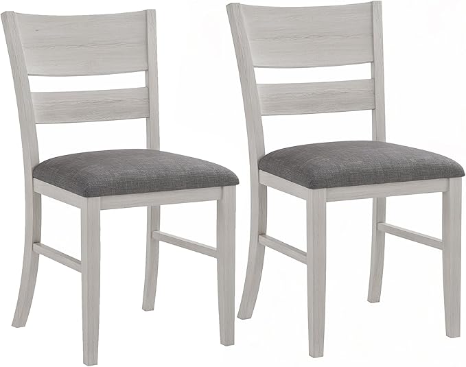 Peatuk Solid Wood Dining Chair Set of 2, Part of Dining Table Set, Mix and by Peatuk
