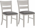 Peatuk Solid Wood Dining Chair Set of 2, Part of Dining Table Set, Mix and by Peatuk
