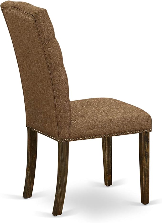 East West Furniture ELP7T18 Elsa Parson Chairs - Image 7