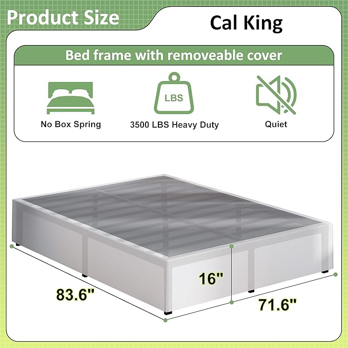 16 Inch Cal King Bed Frame - Image 2