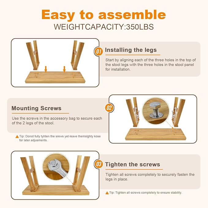 Farmhouse Solid Wood Bench: Long Rustic Indoor Narrow Wooden Bench - Image 6
