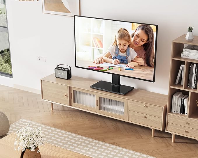 FITUEYES Universal TV Mount Stand Table Top TV Stand - Image 2