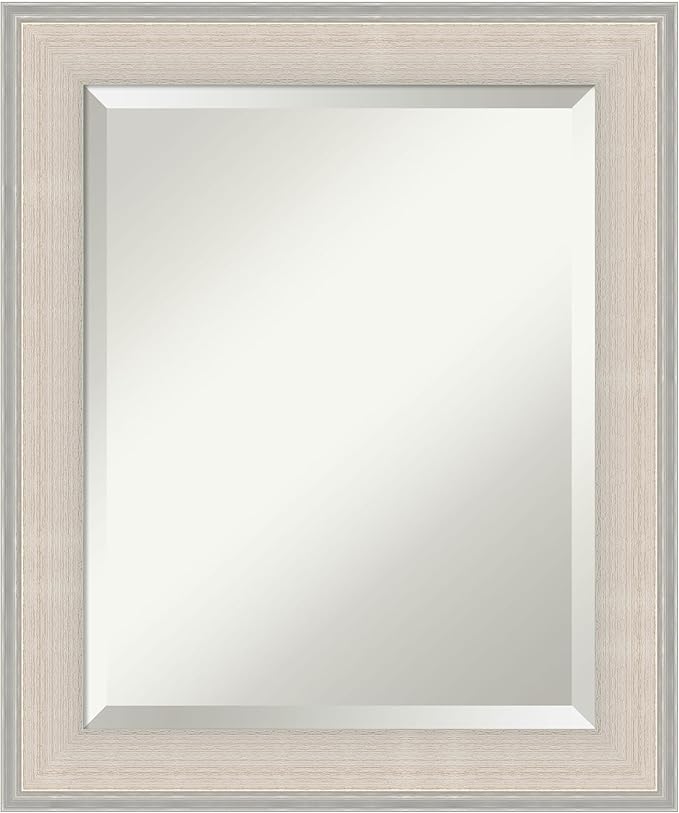 Amanti Art White Bathroom Mirror by AmantiArt
