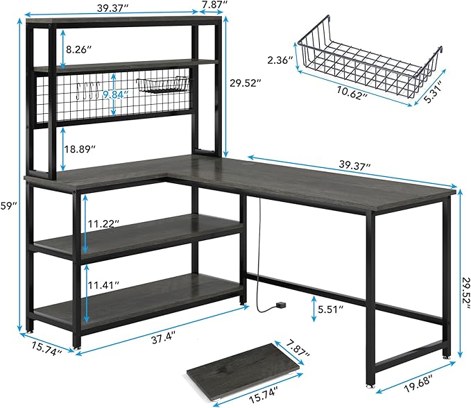 Tribesigns 55" Large Computer Desk - Image 2