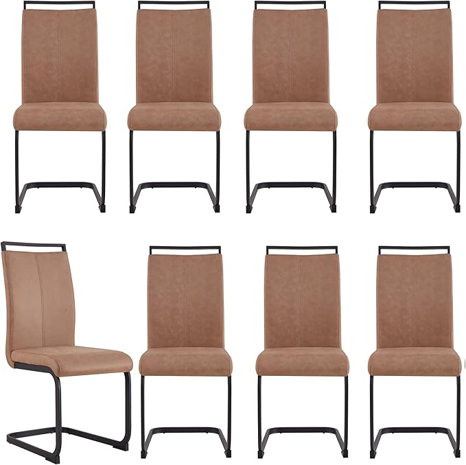 Dining Chairs Set, Kitchen Modern Metal Chairs by Gopop