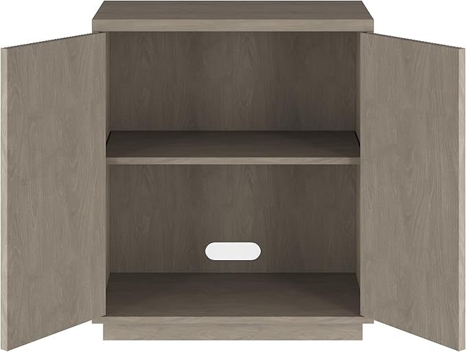 Henn&Hart 28" Wide Rectangular Accent Cabinet in Gray, - Image 4