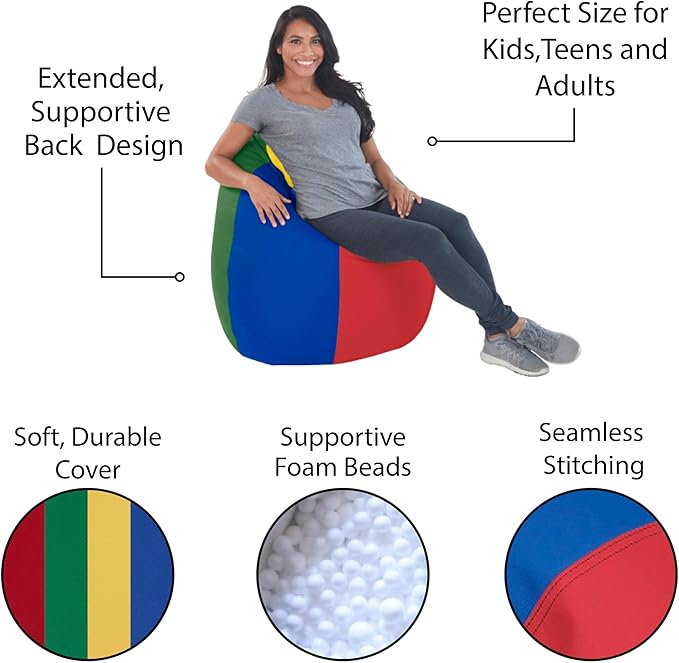 FDP SoftScape Dew Drop Bean Bag Chair - Image 5