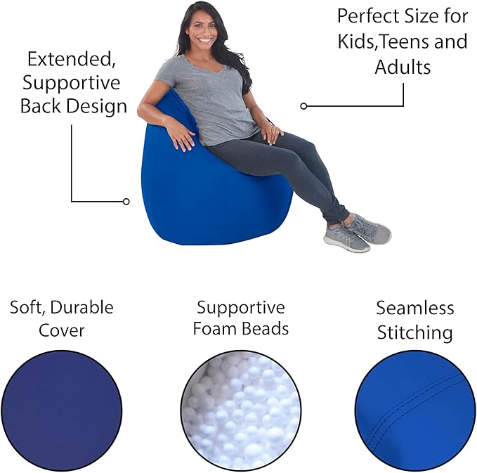 FDP SoftScape Dew Drop Bean Bag Chair - Image 4