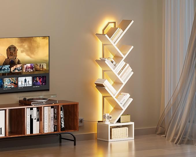 Casaottima White Tree Bookshelf - Image 2