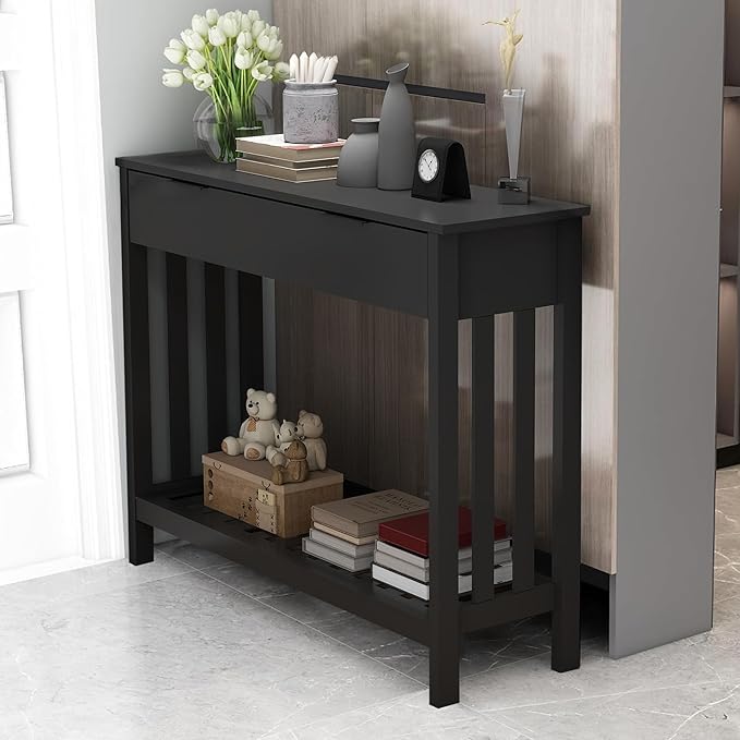 TaoHFE Black Entryway Table by TAOHFE