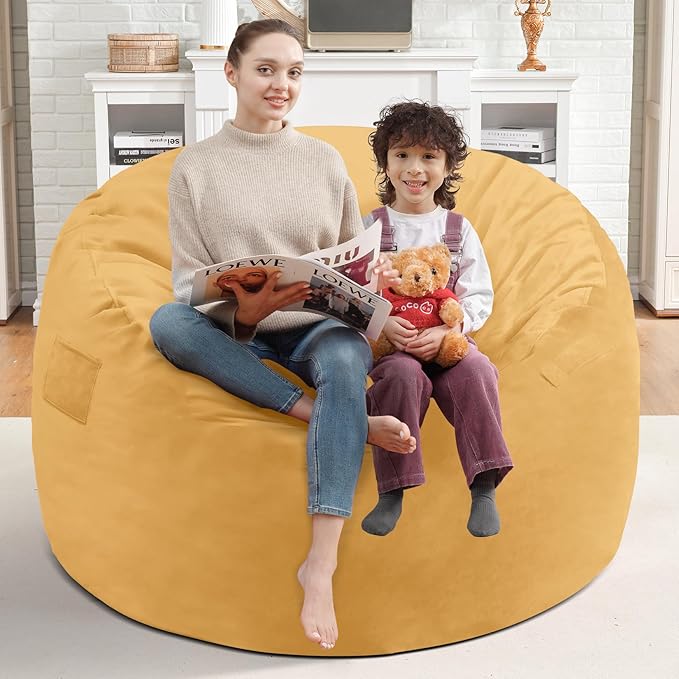 3FT Bean Bag Chair, Comfy Bean Bag Chairs - Image 2