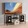 50 inch TV Stand for Bedroom Rustic Brown TV Entertainment Center by Luplom