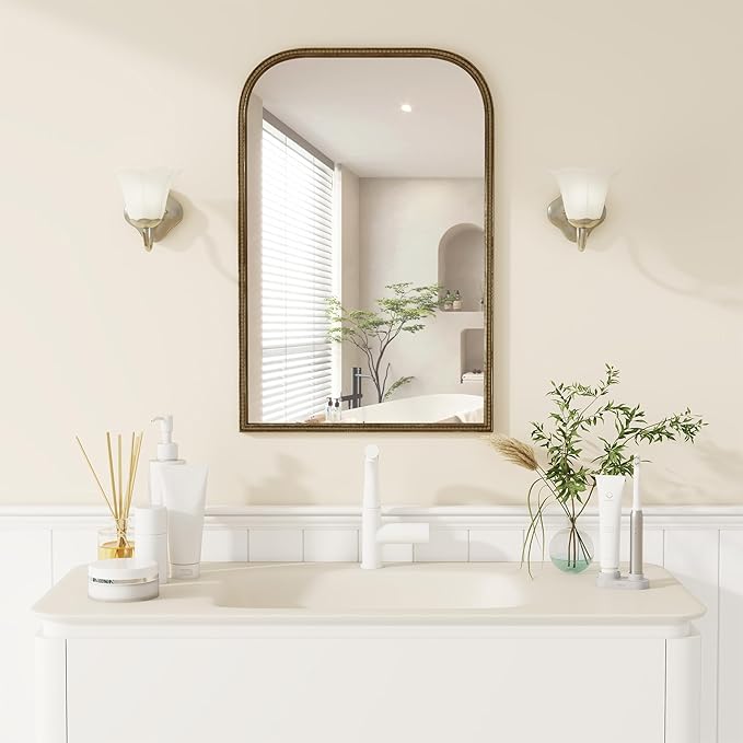 Axeman 32x48 Rounded Rectangular Wall Mirror, Decorative Bathroom Mirror - Image 2