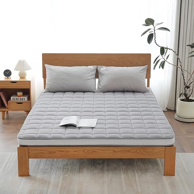 Welnow Japanese Futon Floor Mattress, Twin Size Thick Tatami Mat Portable & by LifeGetsBetterWithWelnow