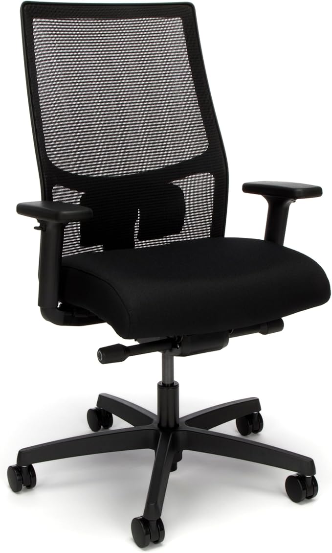 HON Ignition 2.0 Mid Back Task Chair, Advanced Synchro-Tilt Control, Office by HON