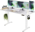 Claiks Electric Standing Desk, Adjustable Height Stand up Desk, 63x24 Inches by CLAIKS