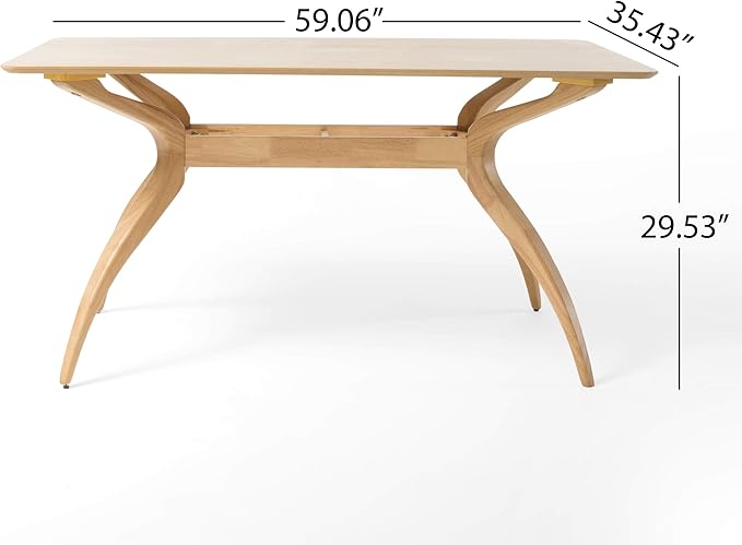 Christopher Knight Home Nissie Mid-Century Wood Dining Set - Image 9