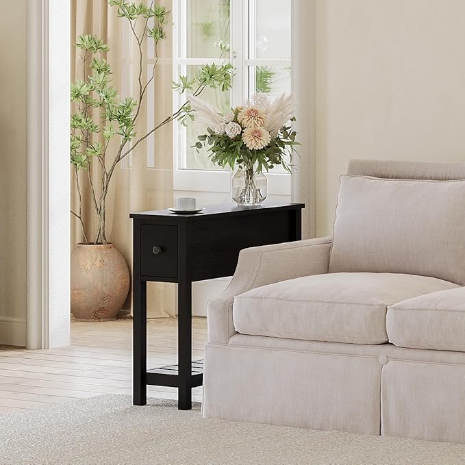 ChooChoo Narrow End Table, Small Side Table - Image 9