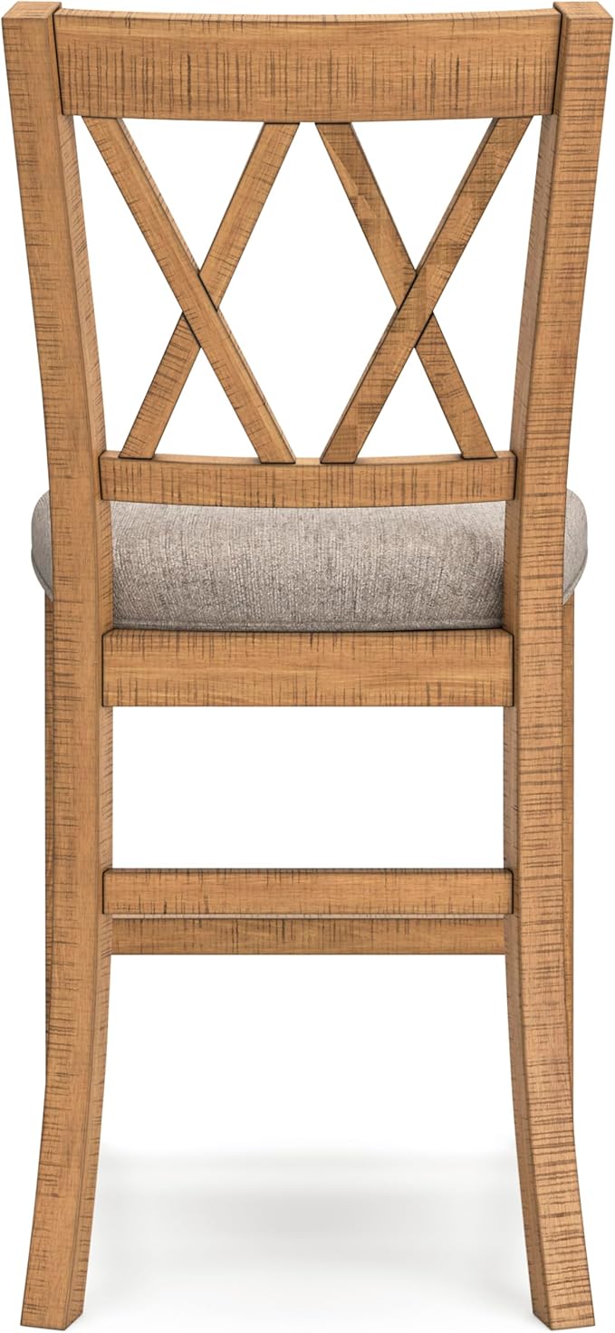 Signature Design by Ashley Havonplane Rustic Armless 25.63" Counter Height - Image 6