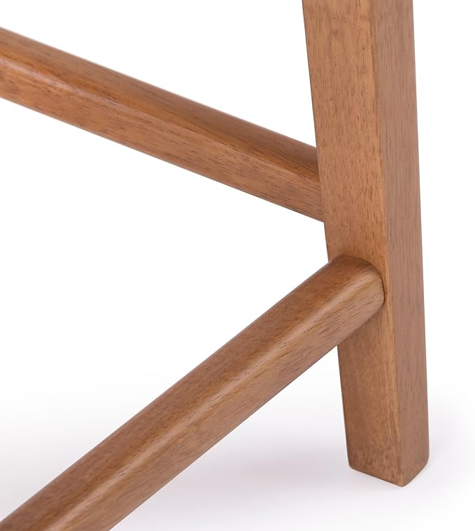 Plank+Beam Smythe Counter Stool, Sturdy Wood Modern Kitchen Counter Height Stool - Image 7