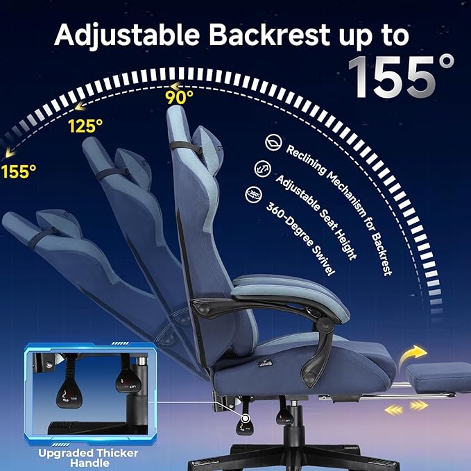 GTPLAYER Gaming Chair, Video Game Chairs - Image 4