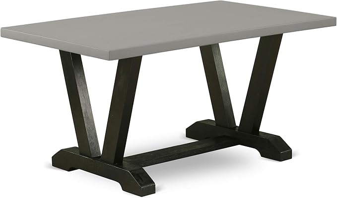 East West Furniture V697EL635-9 9 Piece Dining Set Includes a Rectangle Dining - Image 5