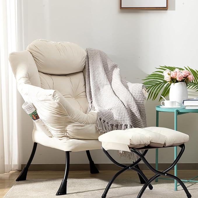 HollyHOME Fabric Lazy Chair - Image 9