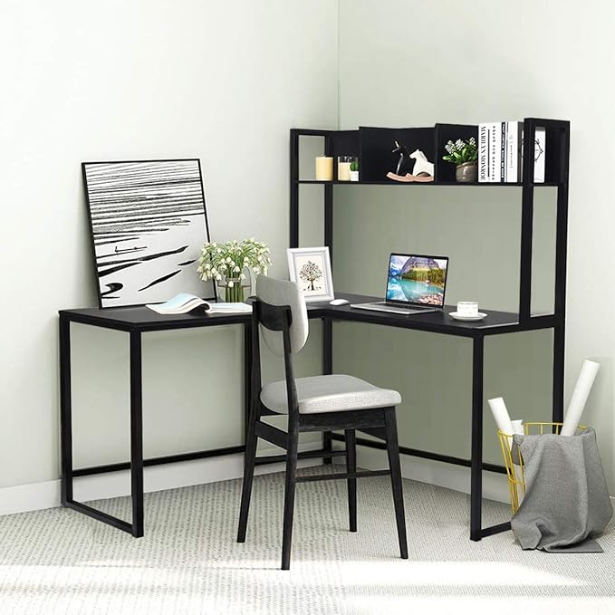 Tangkula Reversible L-Shaped Desk - Image 5