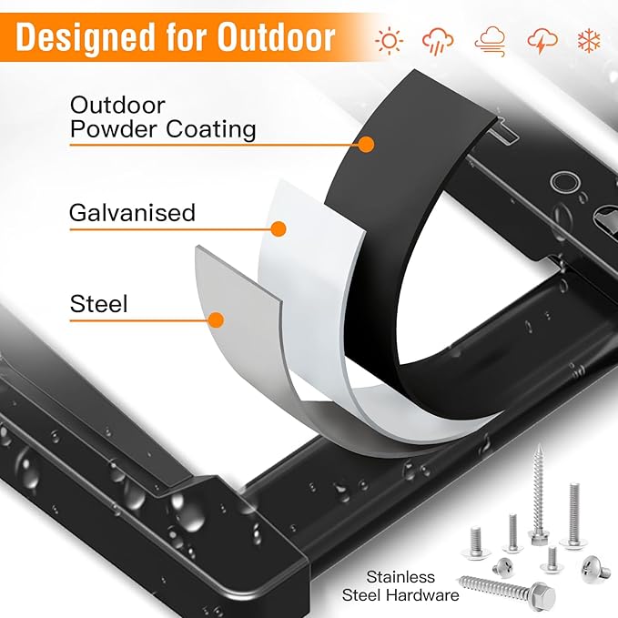 ELIVED Outdoor Long Arm TV Wall Mount - Image 3