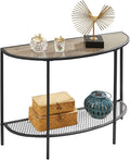 SAYGOER Console Table 2 Tier Narrow Entryway Table by Saygoer