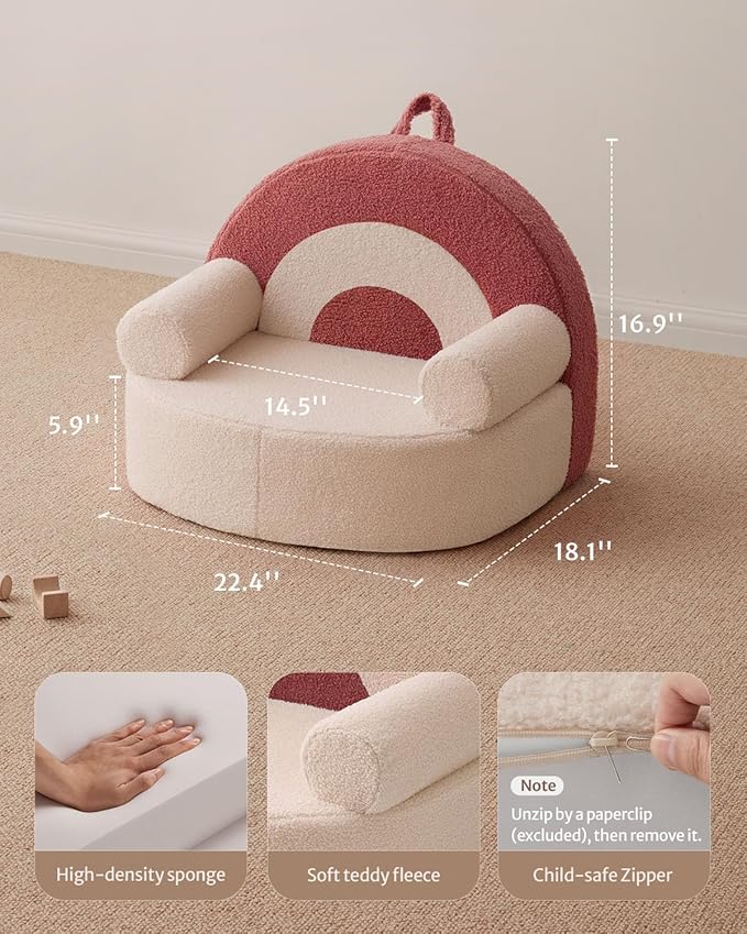 Blissful Diary Toddler Chair Comfy, Foam Kids Chair - Image 3