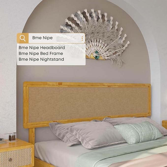 Bme Nipe King 14 Inch Bohemian Bed Frame - Image 5
