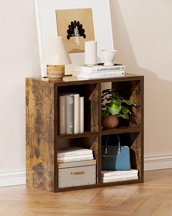 GTPLAYER 4-Cube Storage Organizer, Fits 11" Bins, Vertical or Horizontal Use by GTPLAYER