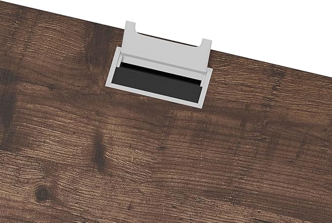 BON AUGURE Farmhouse Computer Desk, Modern Industrial Home Office Desks - Image 6