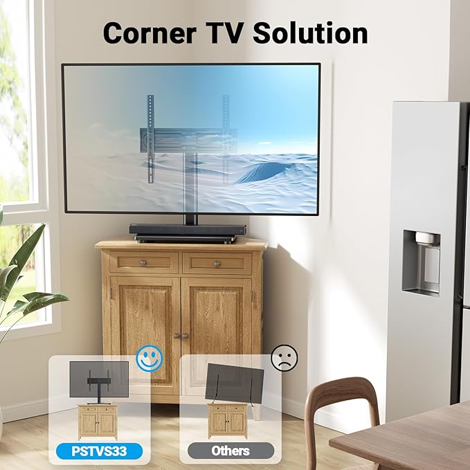 PERLESMITH Universal Swivel TV Stand - Image 6