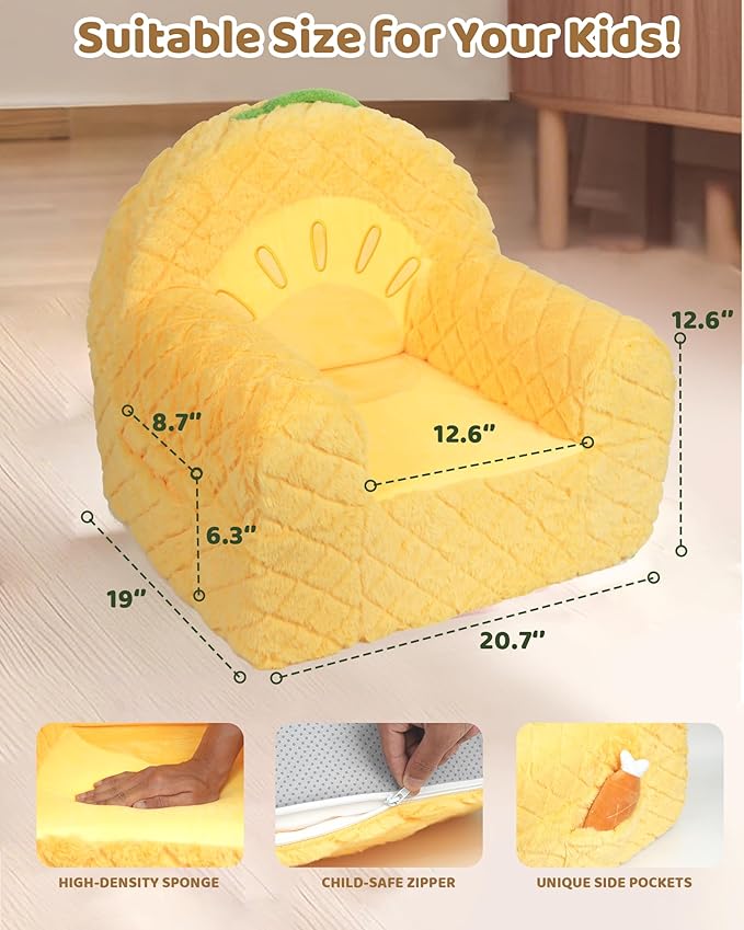 Toddler Chair, Comfy Foam Kids Couch - Image 3