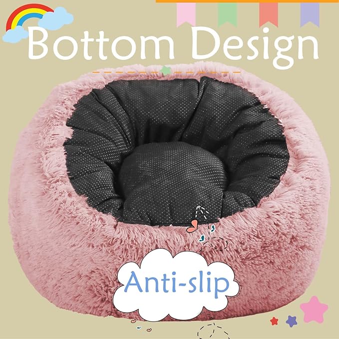 Bean Bag Chair for Kids with Plush Faux Fur Cover, 2.5FT Memory Foam Filled - Image 6
