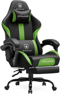 GTRACING Gaming Chair with Foot Rest & Pocket Spring Cushion, Ergonomic High by GtracingDirect