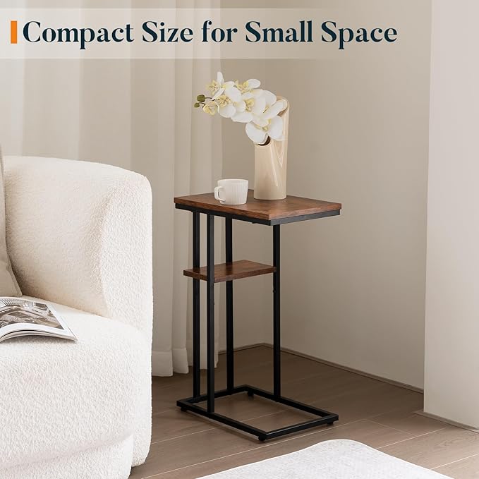 Yoobure C Shaped End Table, Side Table - Image 7