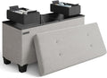 STORAGEBUD Storage Ottoman Bench by STORAGEBUD