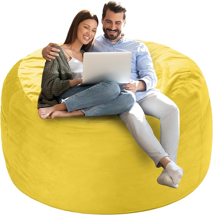 Homguava 4 FT Bean Bag Chair: 4' Bean Bags - Image 6