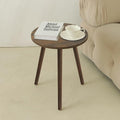 AWASEN Round Side Table, Small End Table by AWASEN