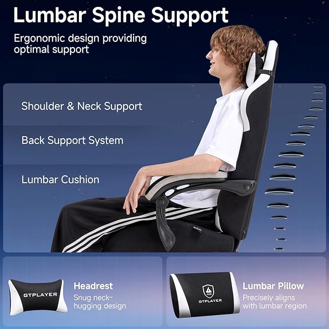 GTPLAYER Gaming Chair, Video Game Chairs - Image 8