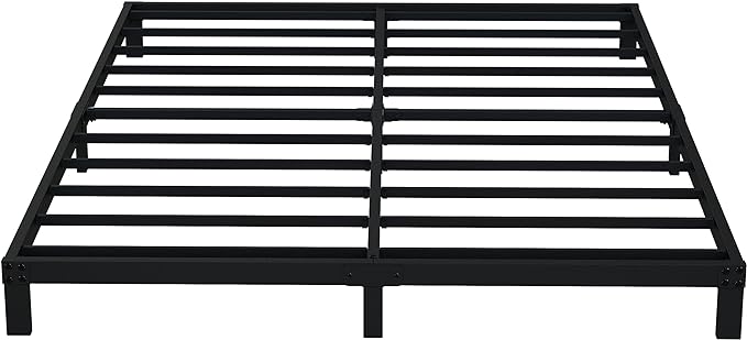 EMODA 6 Inch King Bed Frame No Box Spring Needed, Heavy Duty Metal Platform by EMODA