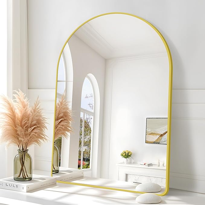 Arched Bathroom Mirror, Wall Mounted Mirror, Living Room, Vertically Hanging - Image 2