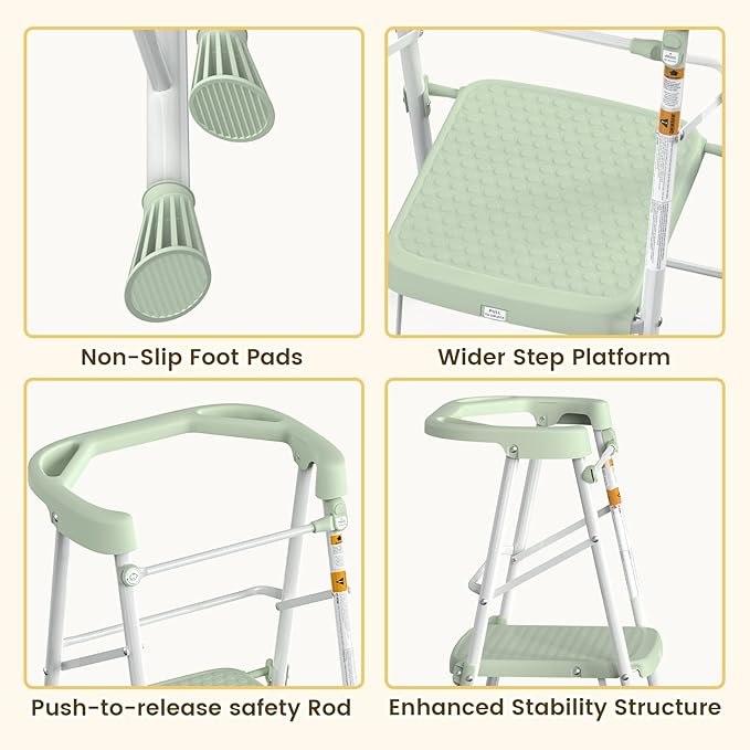 Kids Step Stool 2 Steps, Toddler Tower - Image 3