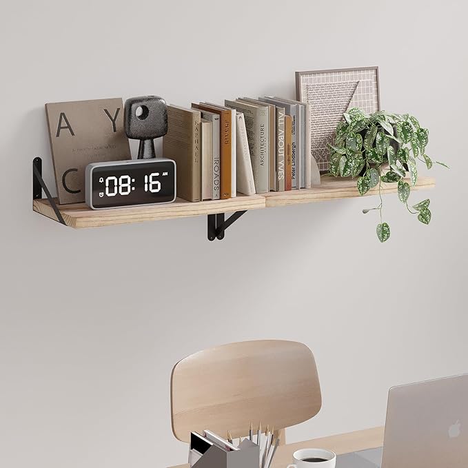 SAUMONIER Floating Shelves Bookshelf - Image 2