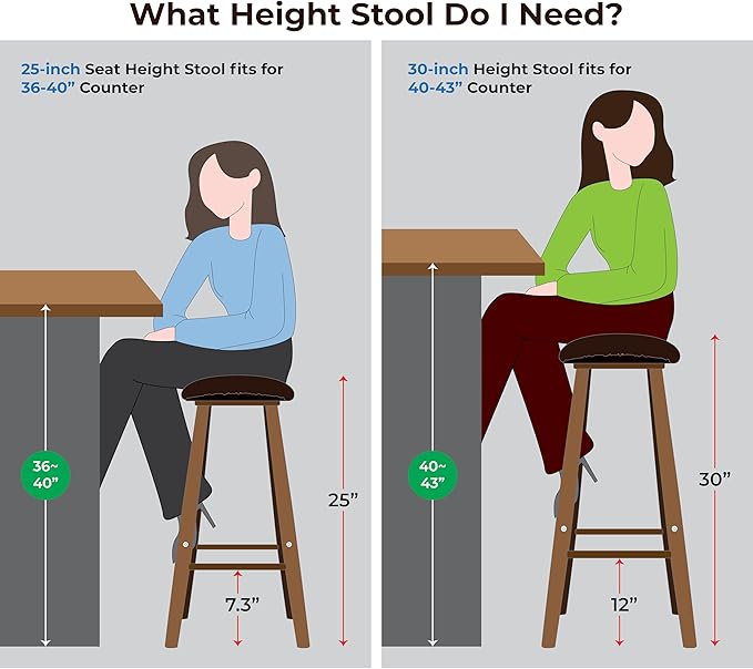 Nora 30" Upholstered Bar Stool, Backless Saddle Seat - Image 6