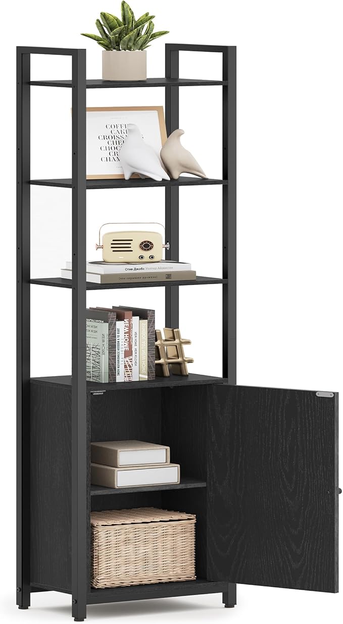 VASAGLE 6-Tier Bookshelf, Tall Bookcase by VASAGLEbySONGMICSHOME